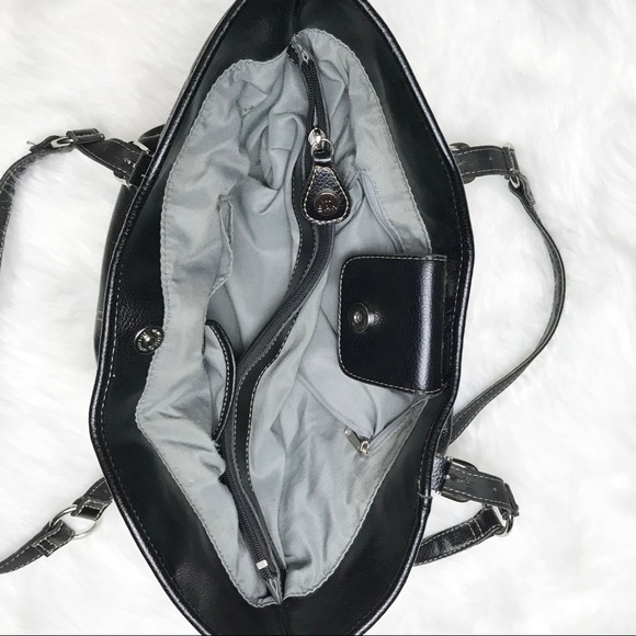 The Sak Black Pebble Leather Tote - Picture 4 of 9